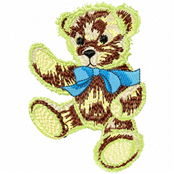 Teddy Embroidery Design 11
